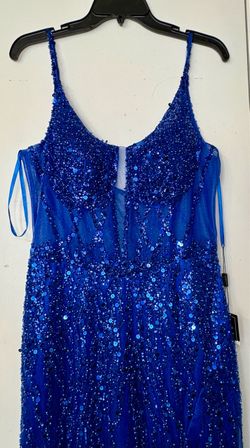 Vestido Elegante. Azul. size L