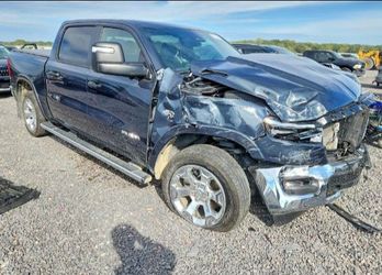 19-24 dodge ram parts partout v8 5.7 hemi, frame damage, good motor n trans 45 day warranty