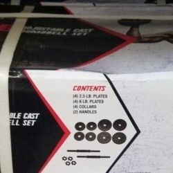 Brand New CAP adjustable dumbbell 40lb Set