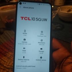 VERIZON TCL10 126GB ($90)