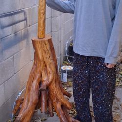 Tree Trunk Lamp