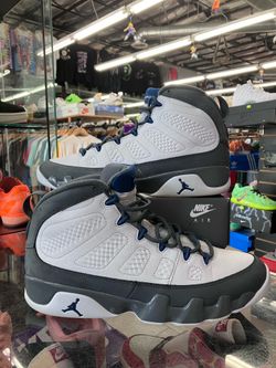 Air Jordan 9 Retro Flint Grey French Blue