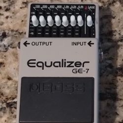Boss GE-7 Equalizer Guitar Pedal 
