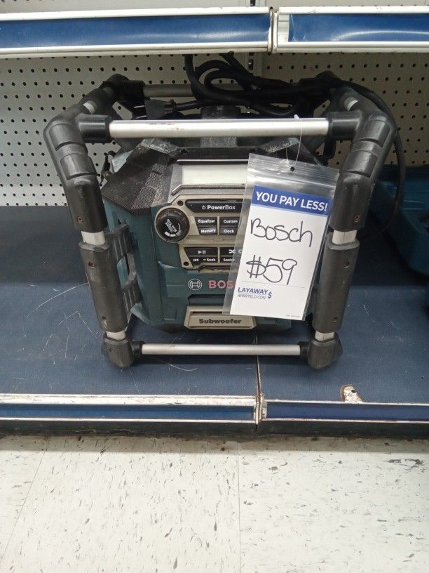 Bosch Powerbox Works item Radio With Subwoofer