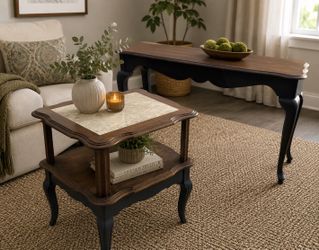 Entryway table and side table