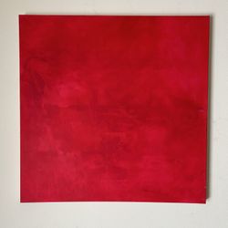 Original Red Abstract Paining