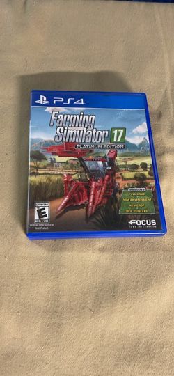 PS4 farming simulator 17 platinum edition