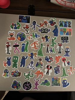 Roblox Character: Water Bottle Stickers (47pcs)