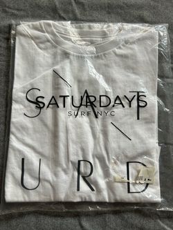 Saturdays surf NYC logo T shirt size S