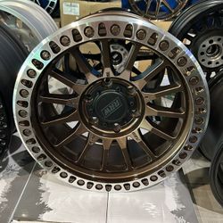 RRW RR7-H 6x139.7 Size 17x8.5 OFFSET:0mm GLOSS BRONZE FACE W/MACHINED RING $275 Each