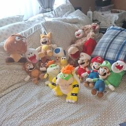 Mario Plushies 