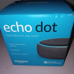 Echo Dot Brand New $19 Very Firm