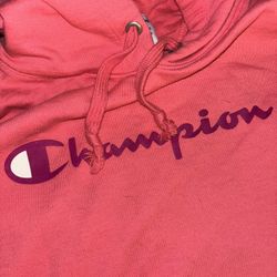 Hot Pink Champion Hoodie Size Small