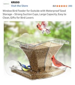 Window Bird feeder