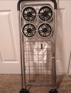Rolling shopping utility cart