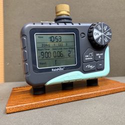 (New) RainPoint ITV347 3 Zone Water Timer Brass Inlet Outlet Sprinkler Timer
