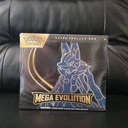 Mega evolutions etb lucario SEALED