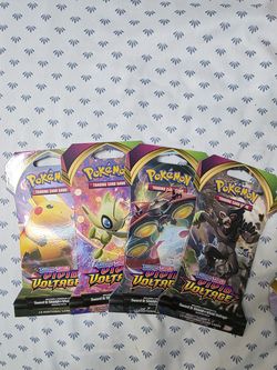 Pokemon vivid voltage sleeved booster pack set