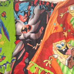 3 Fleece Tie Blankets