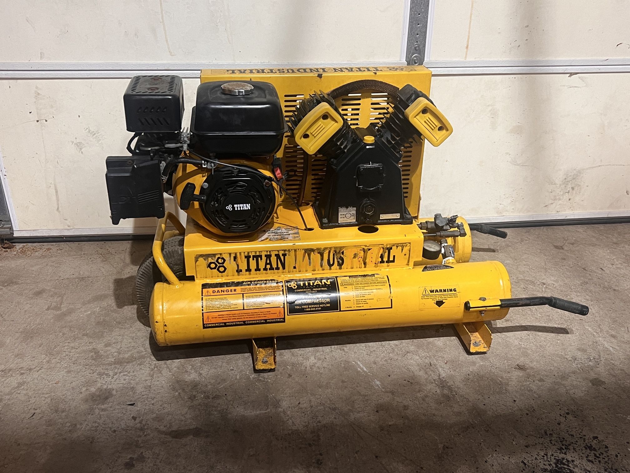 Titan Industrial 8-gallon air compressor