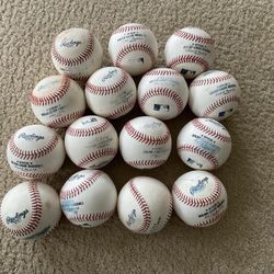 15 Official MLB Baseballs