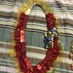 Coin And flower Lei