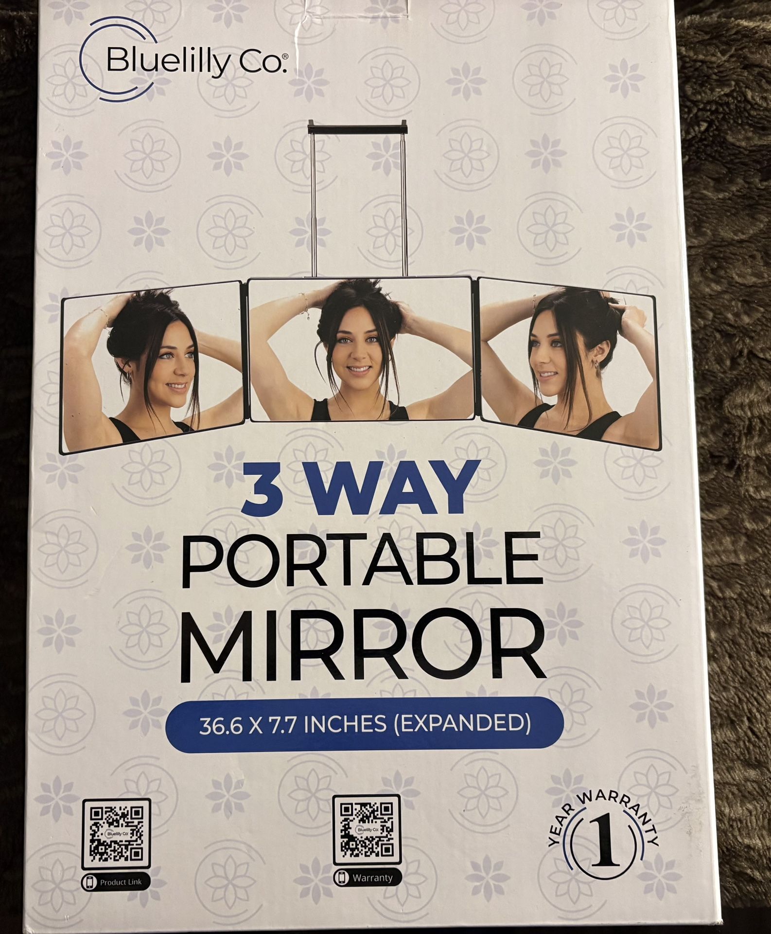 Three-Way Portable Mirror