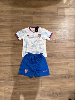 Youth Team USA Soccer Jersey Set , s to xl(16-28)