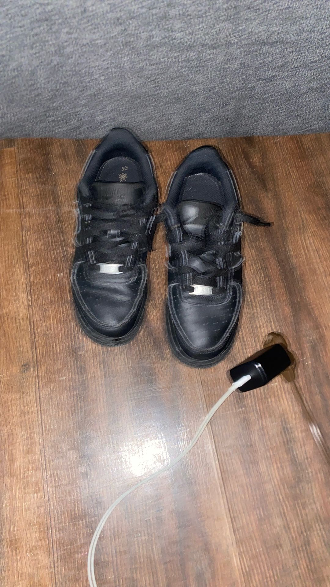 Black Air Force Ones
