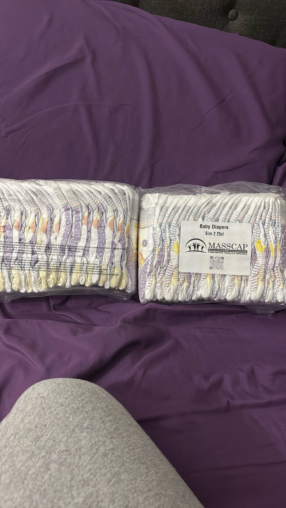 Baby Diapers From The Diaper Bank Size 2 