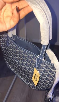 Blue Leather Bag