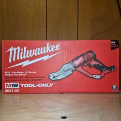 Milwaukee M18 18 Gauge Single Cut Shears