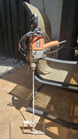 Ridgid Low Speed High Torque Drill With Paddle