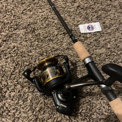 Penn Battle 3 with Fallen  Fishing Rod 