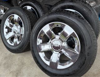 Chevy Ltz Oem 20s Wheels On New Bridgestone 275/60/20 Tires.