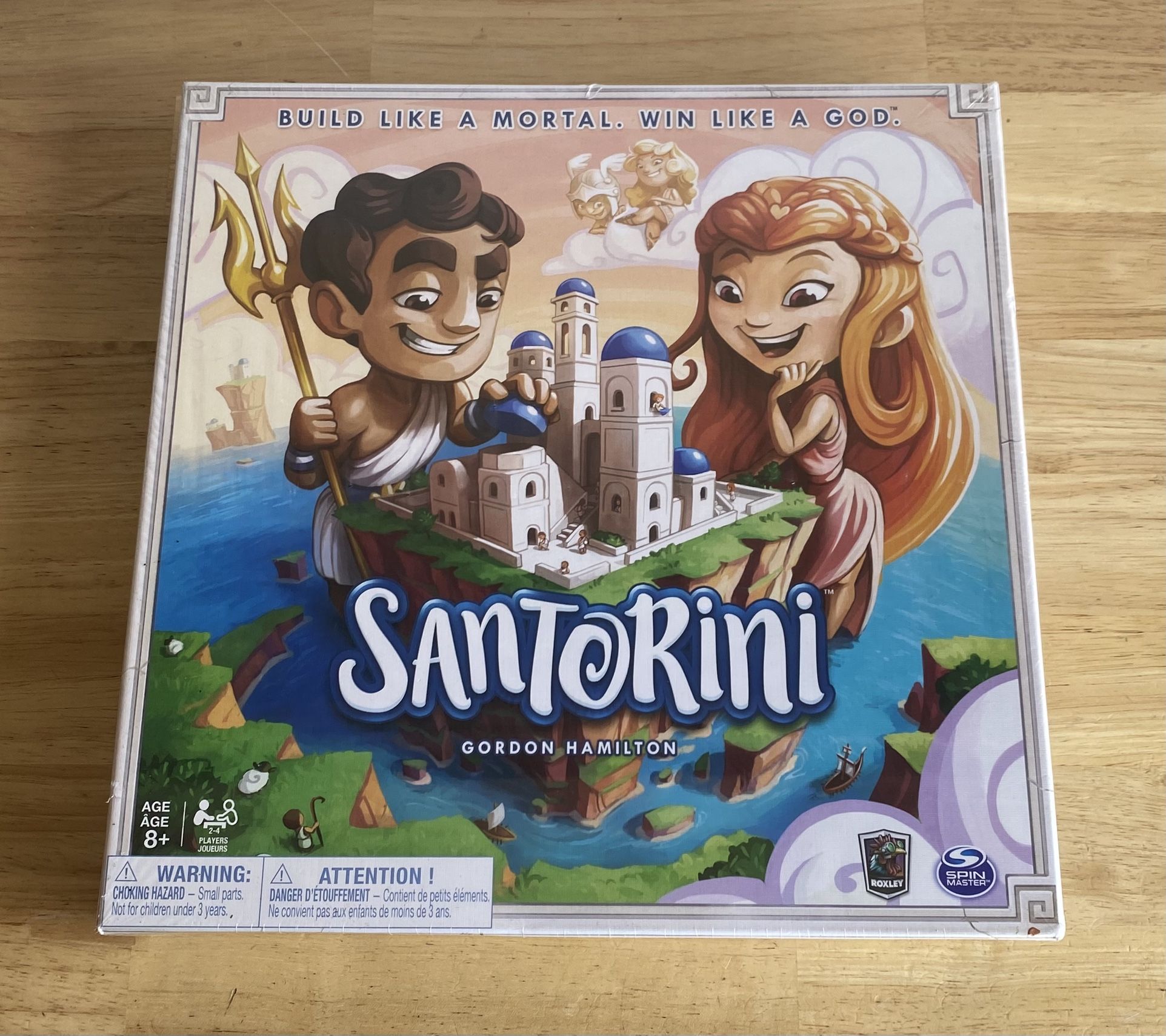 Santorini Board Game Spin Master Gordon Hamilton OOP 2016 NEW & SEALED