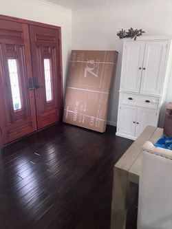 Floating shelves and TV mounted fo $99