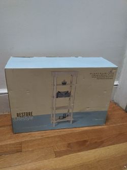 5-Tier Bookcase In White Features A Traditional Spindle Frame Design New In Box