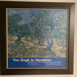 Framed Van Gogh Art Poster