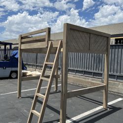 New Queen Size Loft Bed Frame Out Of Solid Wood! 