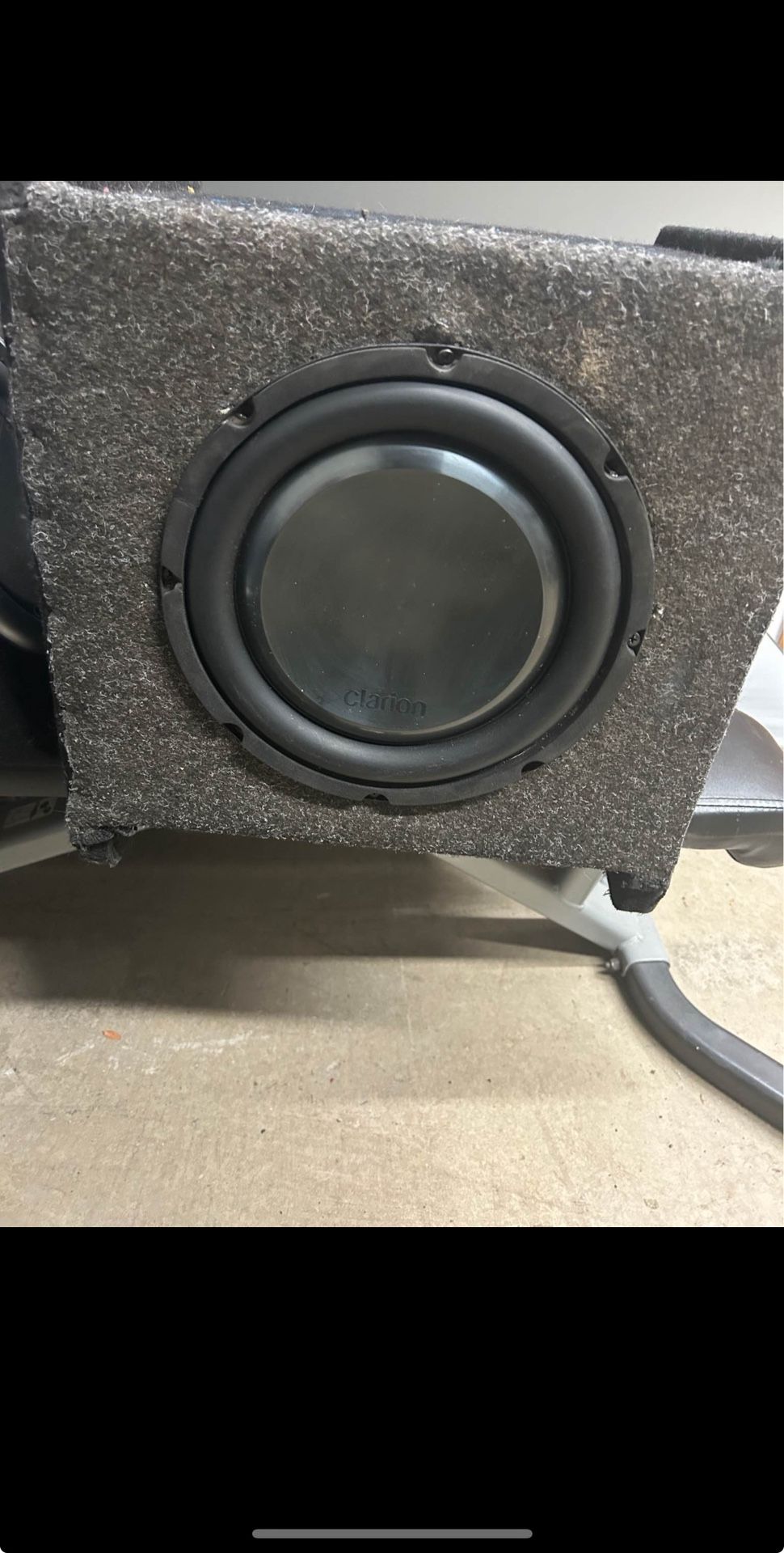 10" Clarion Subwoofer w/MTX Class-D Mono block Amp