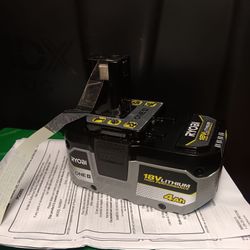 Ryobi 18v Lithium high Performance 4.0 Ah