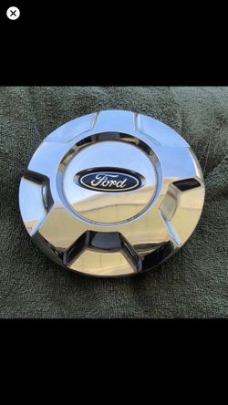 2009-2014 Ford F150 F-150 17" 5-spoke wheel Center Hub Cap Chrome