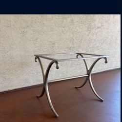 One Heavy Iron Side Table End Accent (Base Only)