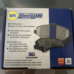 NAPA SilentGuard Disc BrakePads SG-8401-X
