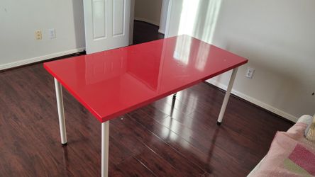Ikea Red Big Desk