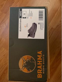 Men’s Size 12 Brahma Steel Toe Work Boots