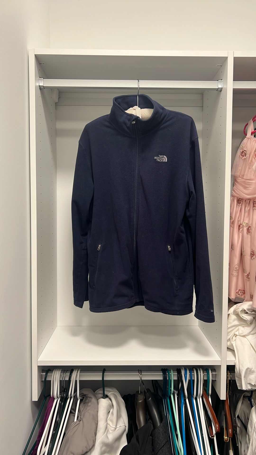 Men’s Navy North Face Fleece Size Large