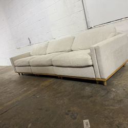 🎈CHITA Super Large Luxury 3 Seat Sectional Modular Sofa, Down Filled Modern Sofa, Deep Seat Comfty Cloud Couch, 118 inch Width, 3 Seat Couch, Solid W