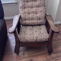 1890 Morris Recliner With Ottoman